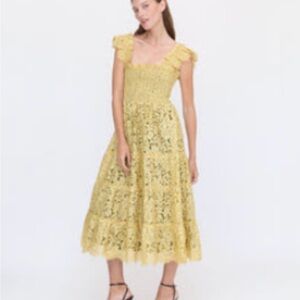 New Ellie - Hill House Gold Lace Nap Dress